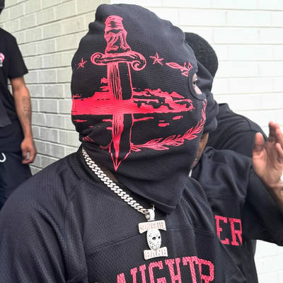 Corteiz mask motorcycle headgear, the same style as European and American stars, UKDRIPDRILL breathable rap street trend