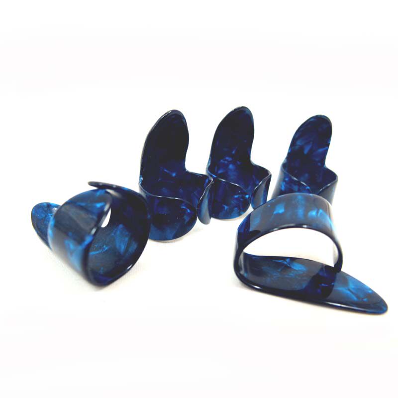  Guitar nails Celluloid finger sleeve Hawaiian electric guitar finger sleeve a set of five ALS