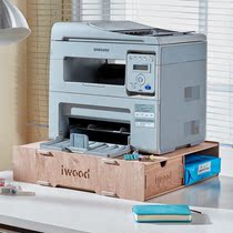 Printer shelf table wood shelving ground office desktop Easy a4 containing shelf finishing rack