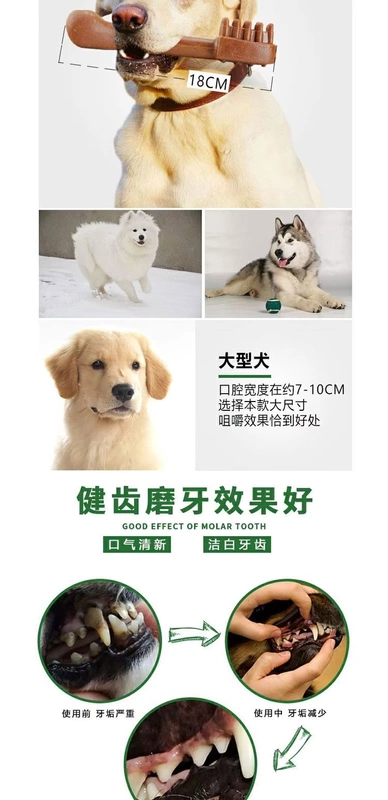 Yahe Dog Cleansing Bone Đồ ăn nhẹ cho chó lớn Chó Molar Stick có khả năng kháng vết cắn Phổ quát Con chó gặm nhấm Golden Retriever Satsuma 162g Large - Đồ ăn vặt cho chó