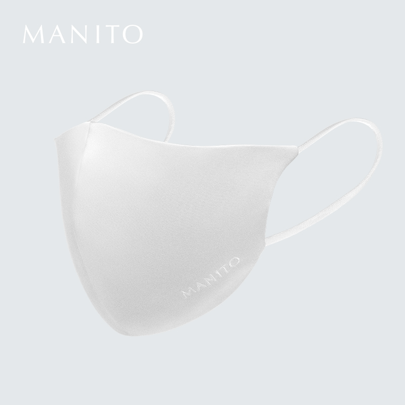 MANITO hyaluronic acid silk mask silk dustproof breathable skin-friendly antibacterial silver fiber
