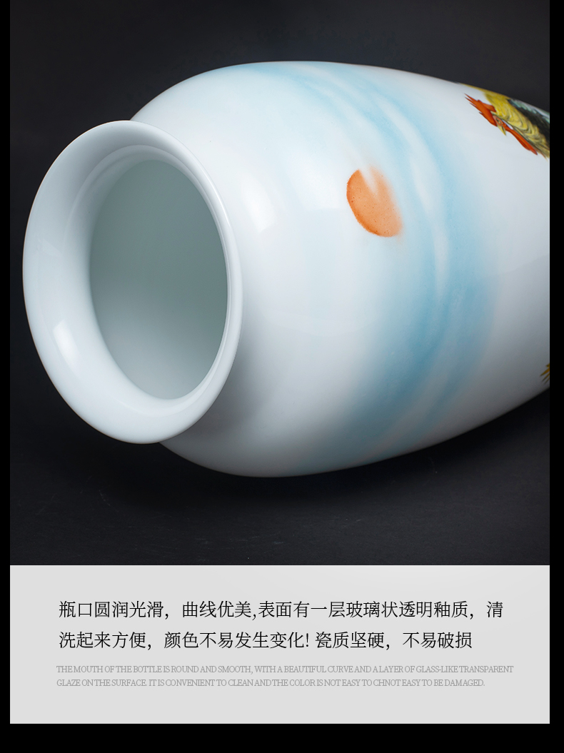 The Master of jingdezhen ceramics hand - made vases, flower arrangement sitting room of Chinese style household adornment handicraft furnishing articles TV ark