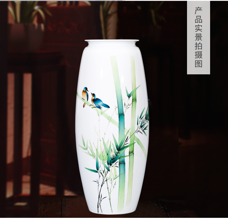 Jingdezhen ceramics by furnishing articles hand - made vases, flower arranging new Chinese style household ladder sitting room adornment