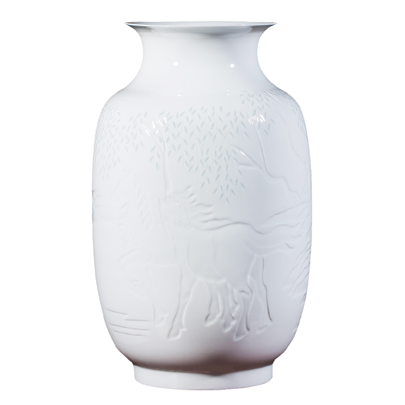 Jingdezhen ceramics famous hand - made vases, flower arranging furnishing articles success archaize rich ancient frame sitting room adornment