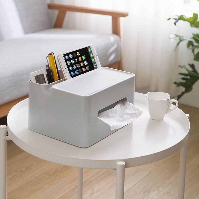 Multifunctional home containing paper towel box minimalist office desktop dining towels toilet paper box living room remote control containing box