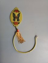 Early old stock a butterfly pattern old aluminum mosquito net hook