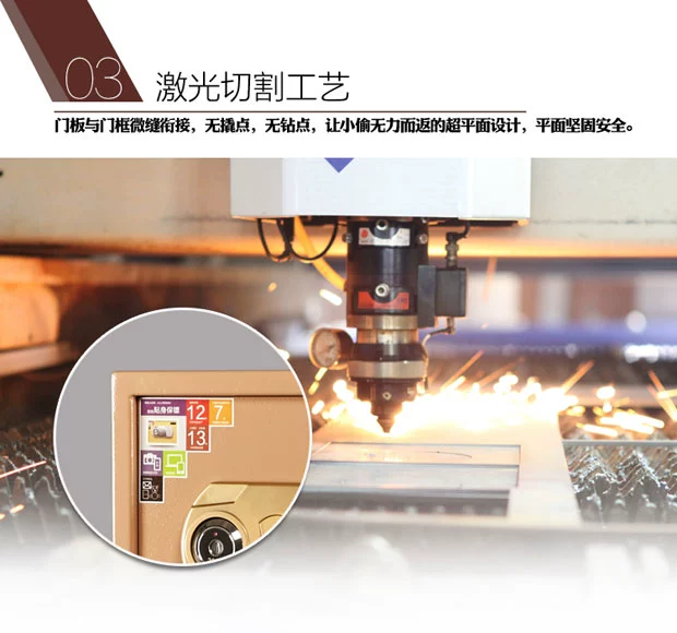 Nhà an toàn 30ES tường nhà mật khẩu điện tử an toàn nhỏ chống trộm văn phòng thương mại an toàn tiền gửi hộp - Két an toàn két sắt nhập khẩu