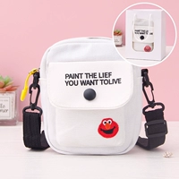 Белая сумка через плечо, подарочная коробка