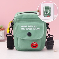 Бордовая зеленая сумка через плечо, подарочная коробка