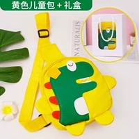 Флуоресцентная желтая сумка через плечо, подарочная коробка