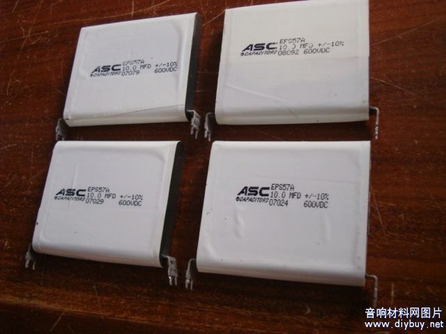 American ASC EPS57A copper foot sheet 600V 10UF frequency division audio mise-less capacitor