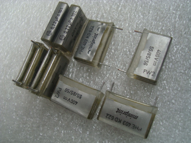 Swedish Original Dress Force RIFA 400V 0 22UF Transparent Antique Bile Machine Coupling Endless capacitive cut feet