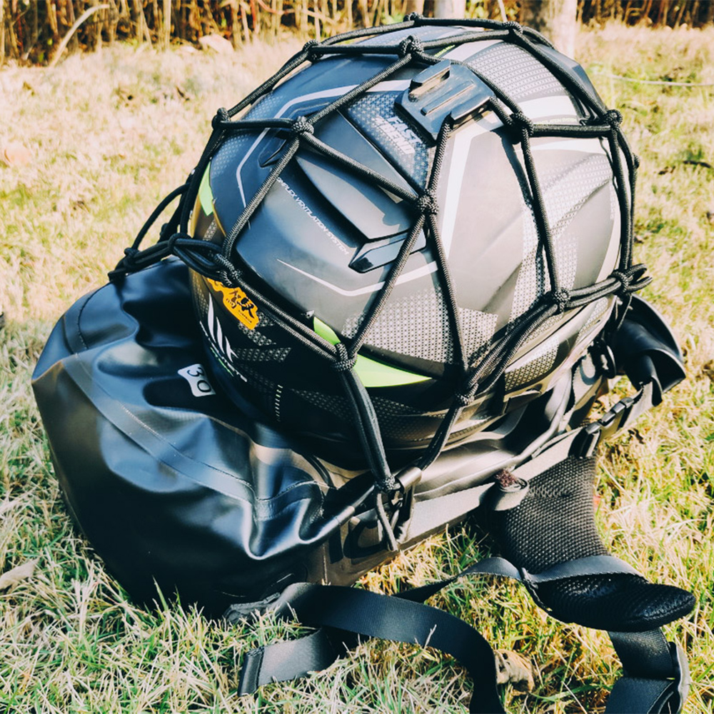 OSAH Gull Sa Outdoor Motorcycle Riding Backpack Waterproof Backpack Helmet Plug-in Accessories Net Pocket