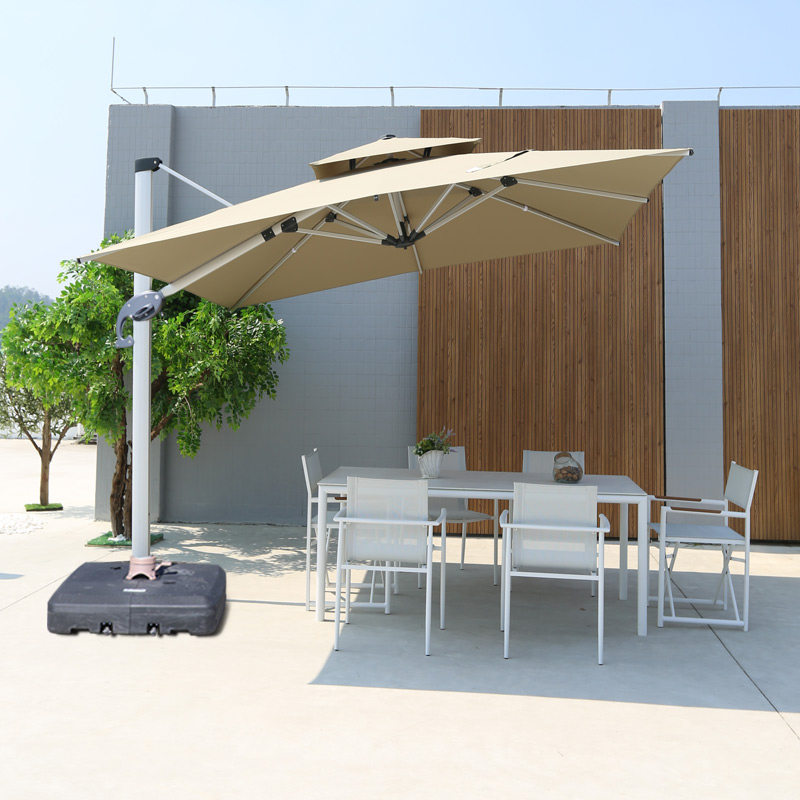 Outdoor beach umbrella Courtyard Umbrella Terrace Garden Large Beach Umbrella Large Outdoor Villa Rome umbrella outdoor swing umbrella