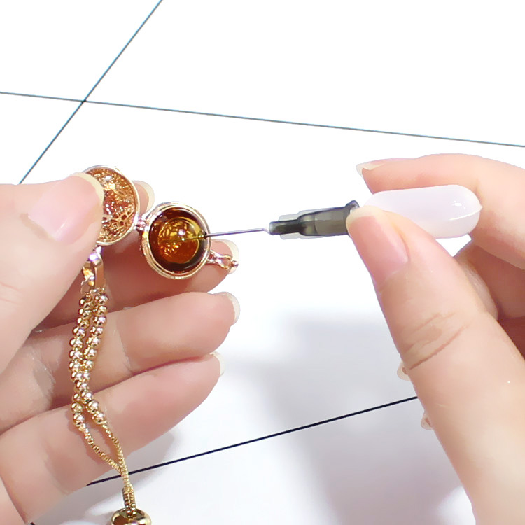 Hộp pha rỗng hộp ma thuật nước hoa vòng đeo tay hương liệu tinh dầu khuếch tán có thể được cài đặt vòng đeo tay nước hoa mạ vàng đồng bóng đeo tay - Vòng đeo tay Clasp vòng bạc cho bé