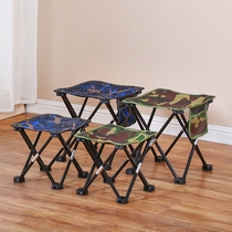 Portable fans colorful outdoor simple construction site carry folding chair fishing primary school picnic chair fisherman stool out