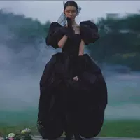 Черное 41 свадебное платье