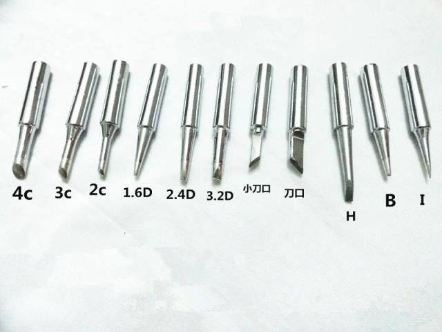 Branded iron head 936 welding bench thermostatic electric loiron head inner hot iron head 900M-T-I environmentally friendly with hole welding head