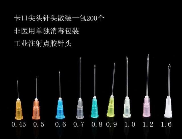 Pitched Point Gum Needle Pointy Point Glue Needle Dispenser Accessories Perfume Note Ink Needle Delivery Jacket