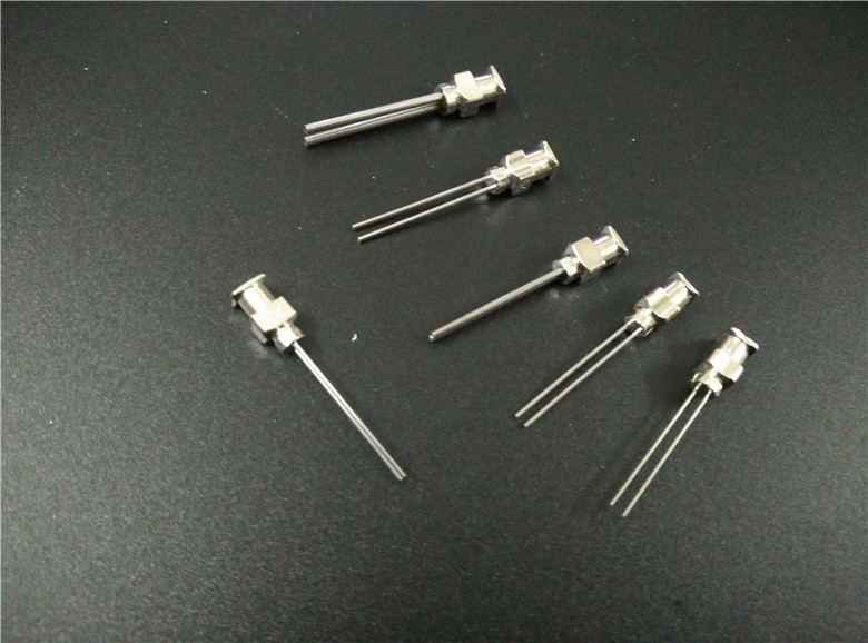 Double tube stainless steel needle dispensing needle 1 inch needle dispensing machine needle metal glue nozzle tube length 25MM