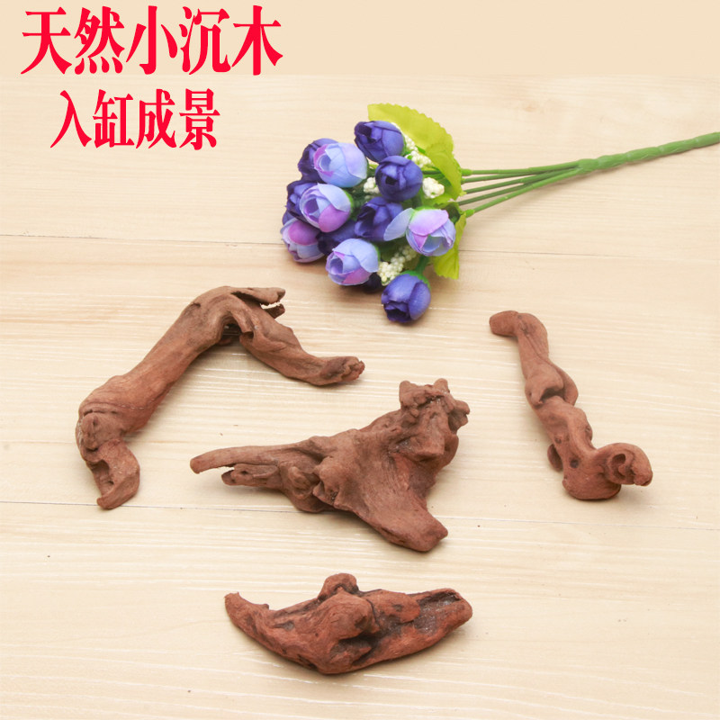 Small wood mini-pit cylinder turtle tank natural decoration with view to wood crawler box grass tank