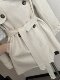 French-Style Suede Waist-Cinching Jacket for Women, New Korean-Style Casual Versatile Khaki Trench Coat for Petite Figures