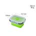 nồi ủ cơm Silicone gấp hộp ăn trưa Du lịch di động hộp ăn trưa lò vi sóng silicone niêm phong gấp giòn - Hộp cơm điện sưởi ấm hộp cơm điện cao cấp Hộp cơm điện sưởi ấm