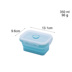 nồi ủ cơm Silicone gấp hộp ăn trưa Du lịch di động hộp ăn trưa lò vi sóng silicone niêm phong gấp giòn - Hộp cơm điện sưởi ấm hộp cơm điện cao cấp Hộp cơm điện sưởi ấm