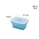 nồi ủ cơm Silicone gấp hộp ăn trưa Du lịch di động hộp ăn trưa lò vi sóng silicone niêm phong gấp giòn - Hộp cơm điện sưởi ấm hộp cơm điện cao cấp