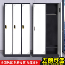 Pure luxury iron cabinet Dressing cabinet Staff cabinet Gym locker with lock Home bathroom change wardrobe Balcony shoe cabinet