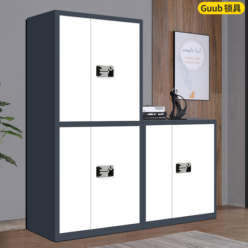 Pure luxury national security fingerprint security cabinet electronic password lock file cabinet metal financial certificate fireproof file cabinet low cabinet