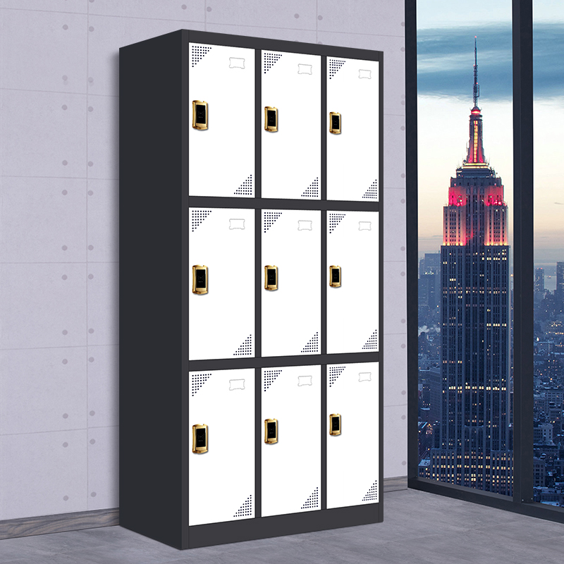 Pure luxury 9 doors 12 locker locker keys lock sauna password lock cabinet supermarket storage