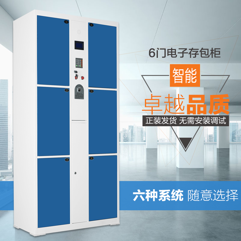 Pure Extravagant Boutique Mall Barcode Supermarket Self-service Deposit Cabinet Electronic Disposal Cabinet Cinema Fingerprint Unlock of the storage cabinet