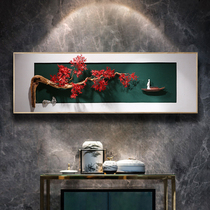 Creative wall decoration new Chinese living room study background wall decoration pendant Wall Flower Wall Wall decoration