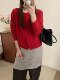 All-Wool Seamless 6629 Early Spring New Korean Style Round Neck Single-Breasted Wool Knit Cardigan for Women, Loose Top Trendy