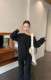 Two-Piece Set Genuine 2025 Spring New Korean Style Off-Shoulder Elegant Versatile Slim-Fit Sweatshirt Women's Casual Pants