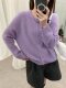 2026 Spring New Korean Style Loose Slimming Round Neck Gold Button Knitted Cardigan Women's Sweater Top