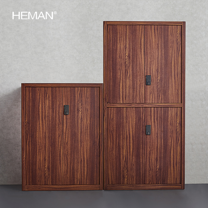 Hallmark Code Lock Cabinet Secret Cabinet Transfer Wood Grain Color Smart Electronic Lock Sheet Cabinet File Cabinet Cabinet
