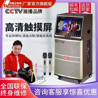 Danmashi outdoor high-power Square dance sound subwoofer All touch display video KTV speaker