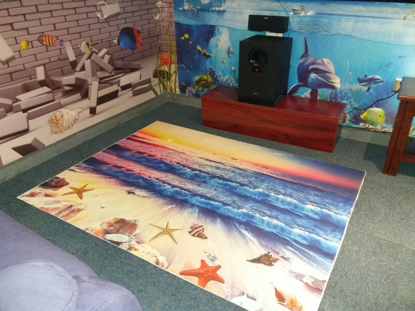 phòng khách 3D sofa bảng Bắc Âu thảm phòng ngủ cạnh giường tắm hình chữ nhật nhà bếp cửa mat tùy chỉnh - Thảm thảm trải sàn khổ lớn