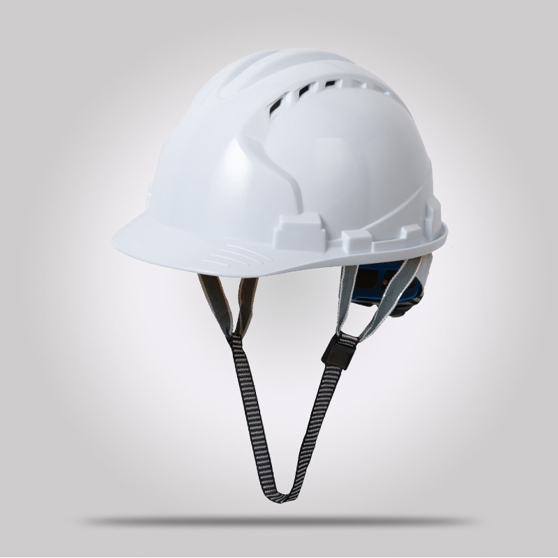 Каска Shield Guard DS-302 белая, трехканальная вентиляция