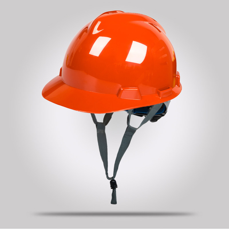 Каска Shield Guard DS-302 оранжевая, V-образная вентиляция