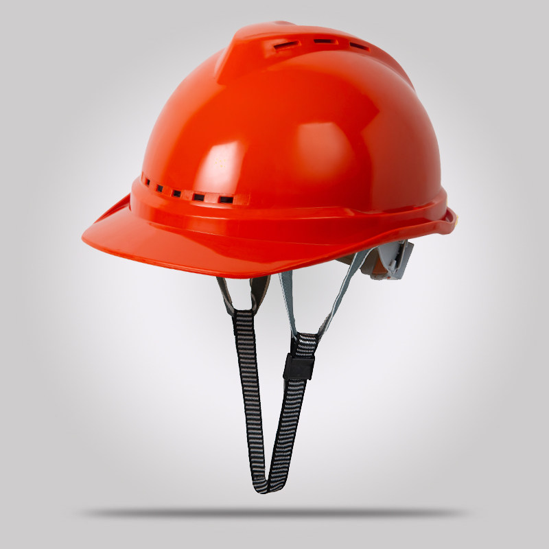 Каска Shield Guard DS-302 оранжевая, V-образная трехсторонняя вентиляция