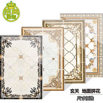 Diamond floor mosaic tiles 800*800 entrance hall entrance corridor unlimited mosaic Foshan floor tiles manufacturer