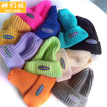 ins Chaogang wind in the big boy hat girl wool hat children tide Korea wild boy tide hat autumn and winter