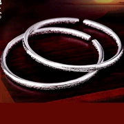 Vòng tay bạc nữ vòng tay nữ chạm khắc rắn tay nam nữ vòng tay trang sức bạc - Vòng đeo tay Cuff
