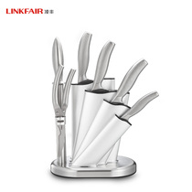 LINKFAIR Deju kitchen full set of knives Kitchen knife machete fruit knife scissors with knife holder Imported steel