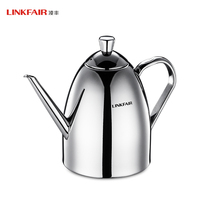 Lingfeng Germany 304 stainless steel oil pot thickened leak-proof peanut oil bottle Vinegar bottle Soy sauce seasoning bottle controllable