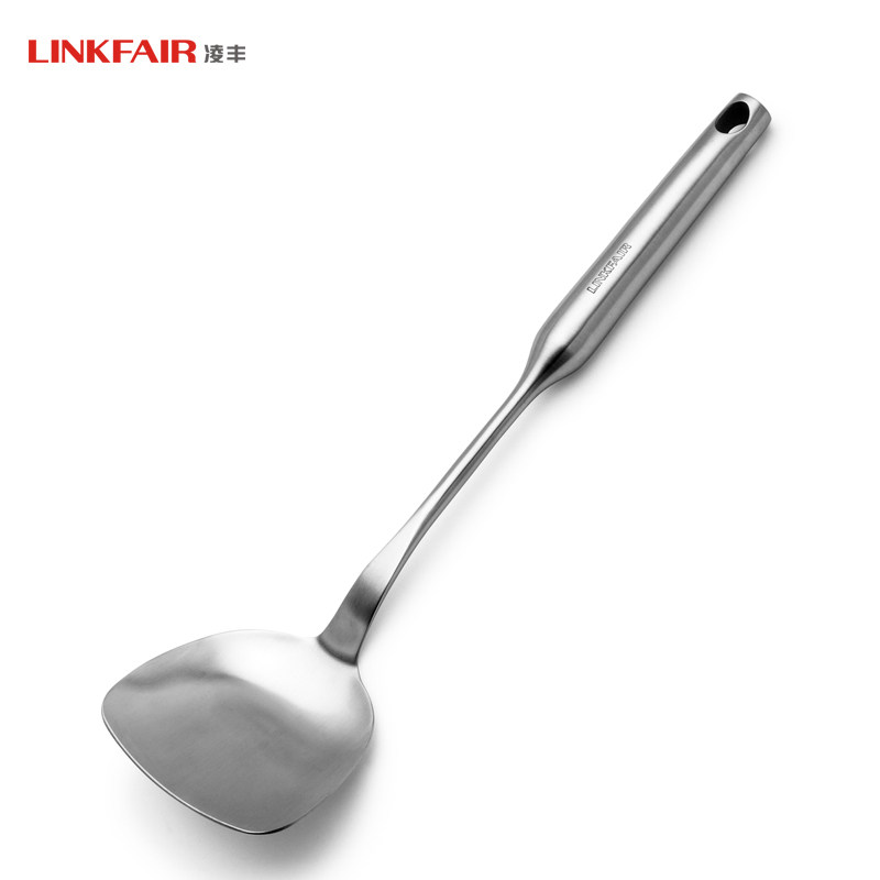 Lingfeng Linkfair 304 stainless steel pan shovel anti - hot insulation and heat insulation in one - body shape and thickening shovel