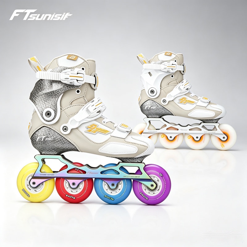 Sunisif Roller Skates Carbon Fiber Roller Skates High-End Freestyle Skates Adult and Children's Figure Skating Shoes